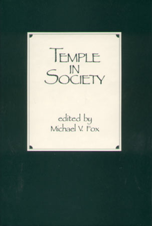 Cover image for Temple in Society Edited by Michael V. Fox