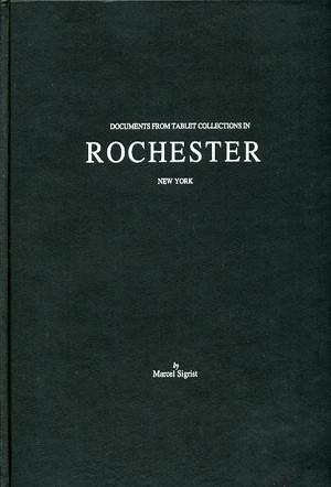 Cover image for Documents from Tablet Collections in Rochester, New York By Marcel Sigrist