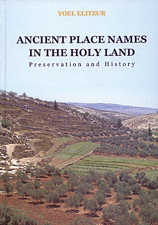 Cover image for Ancient Place Names in the Holy Land: Preservation and History By Yoel Elitzur