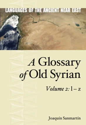 Cover for the book A Glossary of Old Syrian