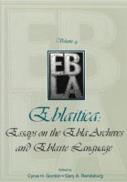 Cover for Eblaitica: Essays on the Ebla Archives and Eblaite Language, Volume 4