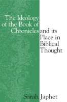 Cover image for The Ideology of the Book of Chronicles and Its Place in Biblical Thought By Sara Japhet