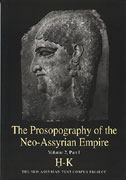 Cover image for The Prosopography of the Neo-Assyrian Empire, Volume 2, Part I: H - K Edited by Heather Baker