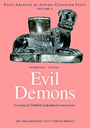 Cover image for Evil Demons: Canonical Utukku- Lemnu-tu Incantations By M. Geller